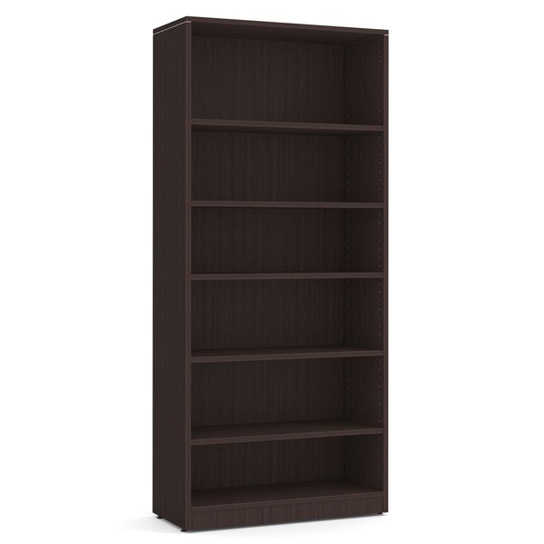 Officesource OS Laminate Bookcases Bookcase - 6 Shelves PL156ES